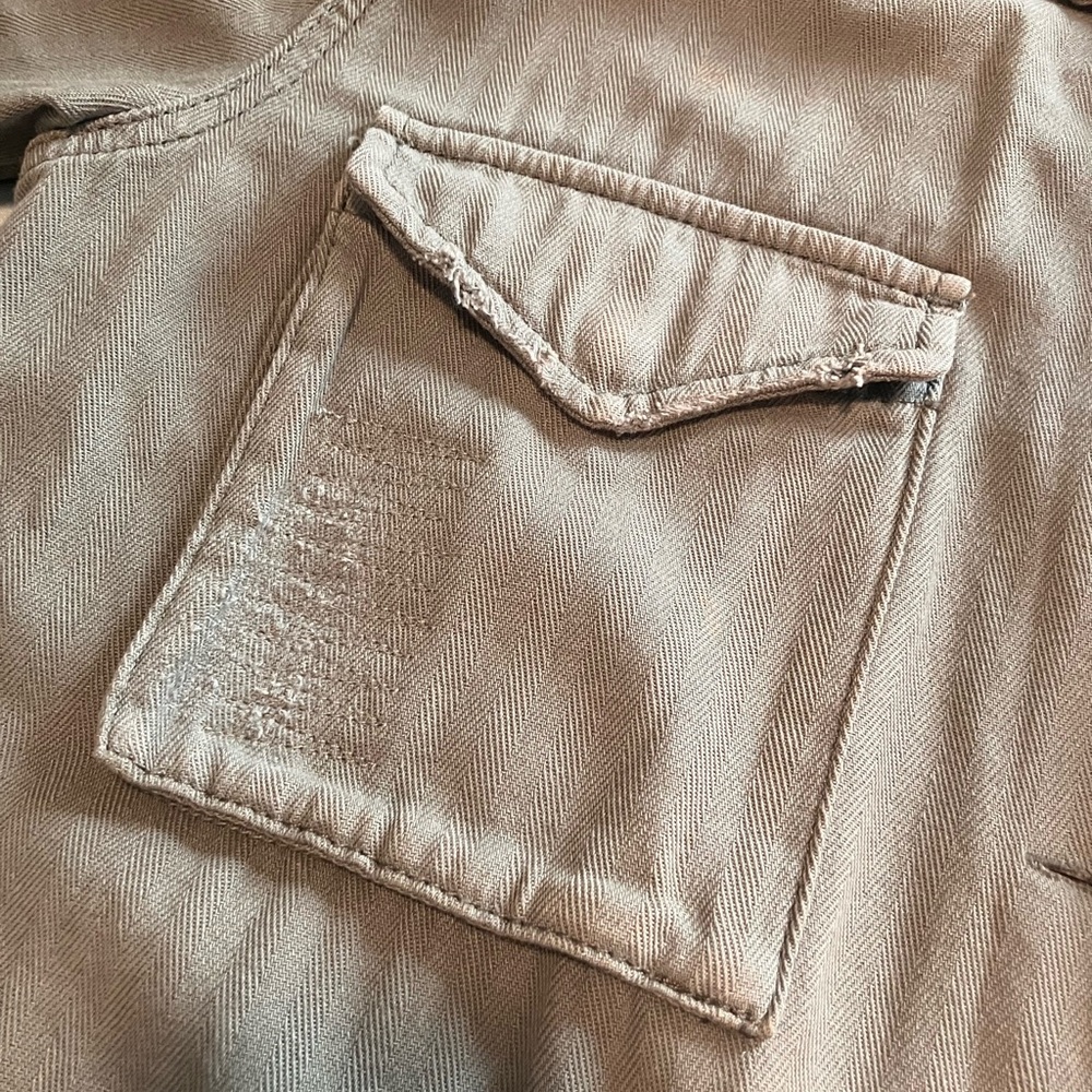 Topshop Army Green Utility Jacket - Picture 3 of 7